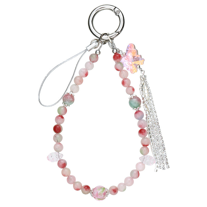 Butterfly Bling Gemstone Phone Chain